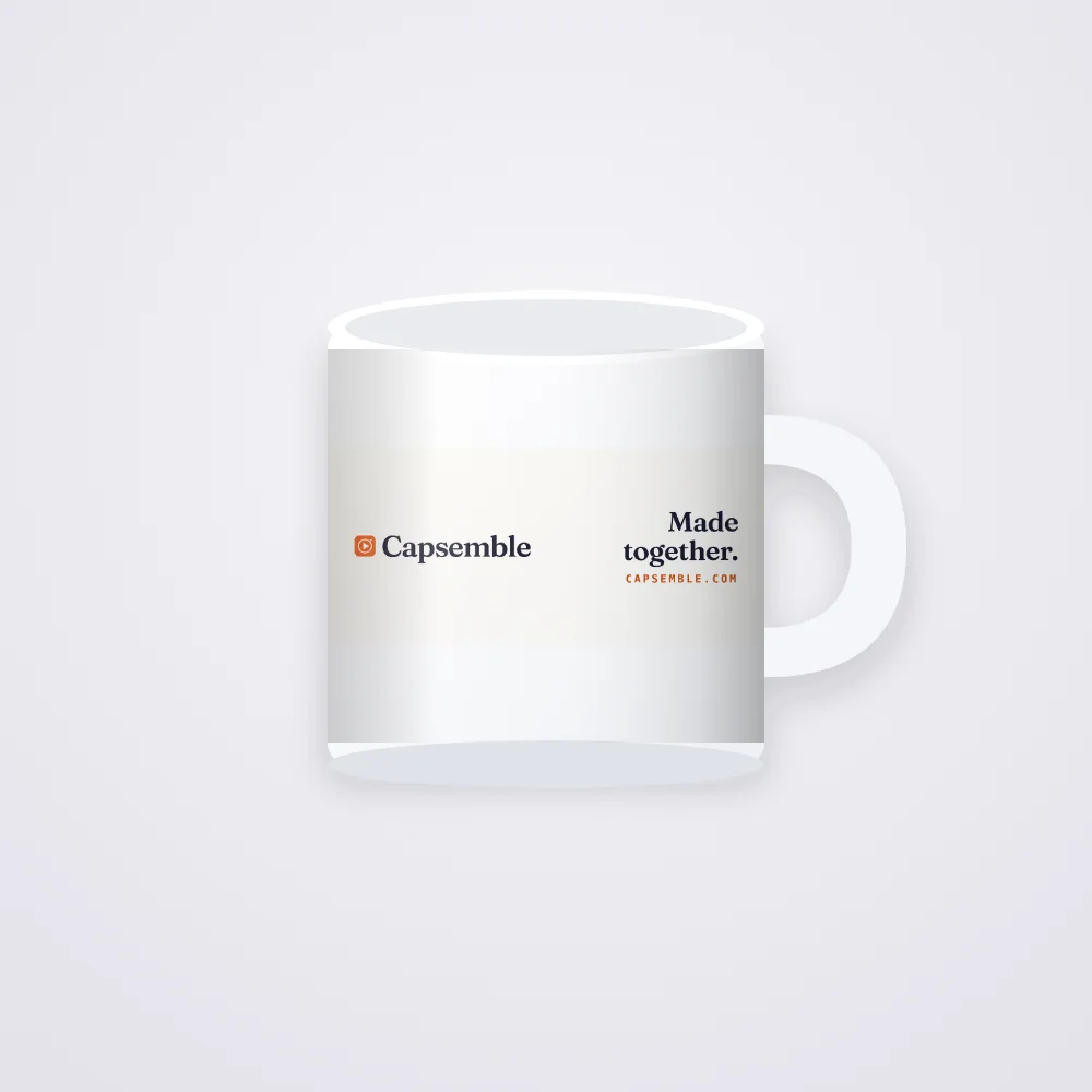 Photo mug with the Mug wrap design